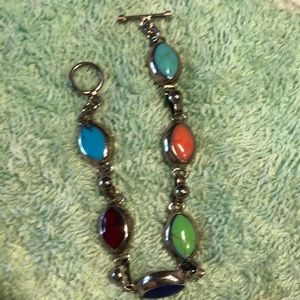 Vintage sterling silver bracelet 7 inches